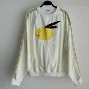 Kapital Sweatshirt Medium Cookie Pocket Golf Smiley Graphic Sweater Japan Street